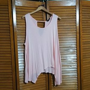 Pink strechey top
